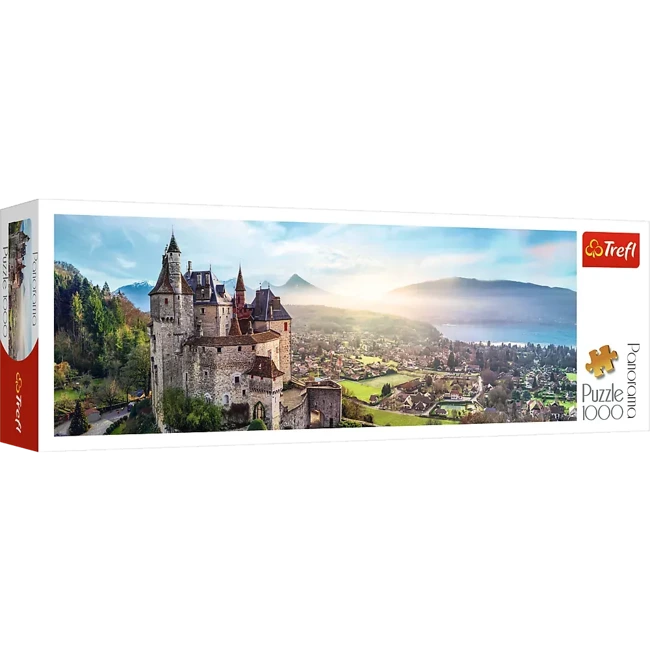 Puzzle 1000 panoramiczne Zamek Menthon Francja 29055