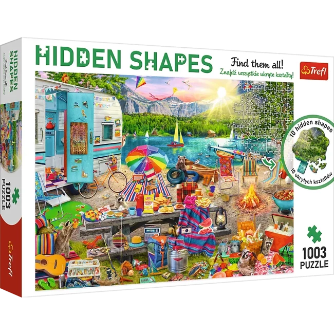 Puzzle 1003 Hidden Shapes Wycieczka kamperem 10677