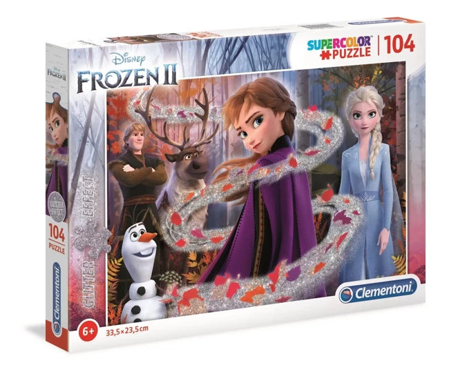 Puzzle 104 Brokat Frozen 2 Glitter