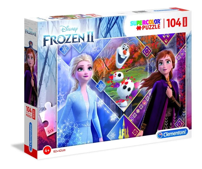 Puzzle 104 Maxi Super kolor Frozen 2