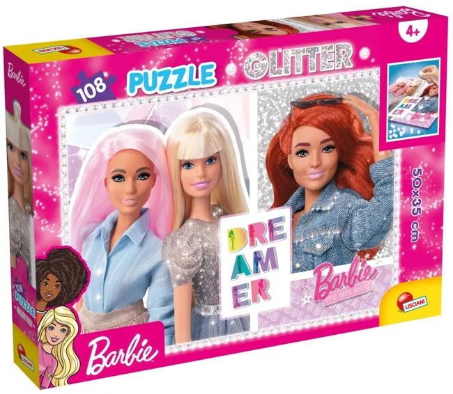 Puzzle 108 giltter Barbie best friend forever! 304-81196