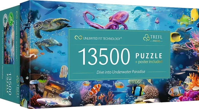 Puzzle 13500 Dive into Underwater Paradise TREFL