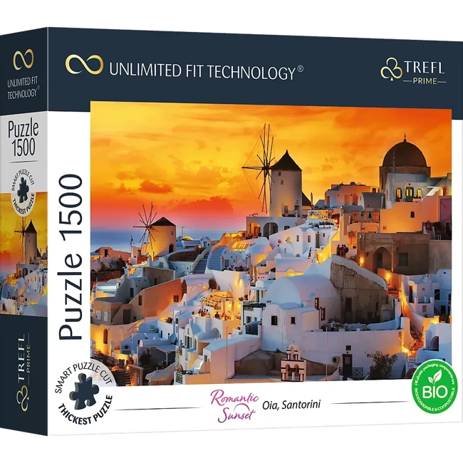 Puzzle 1500 UFT Romantic Sunset Oia Santorini 26195