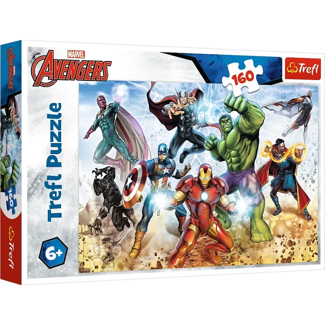 Puzzle 160 Gotowi by ratować świat Marvel the Avengers 15368