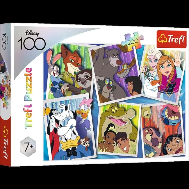 Puzzle 200 Bohaterowie Disney 13299