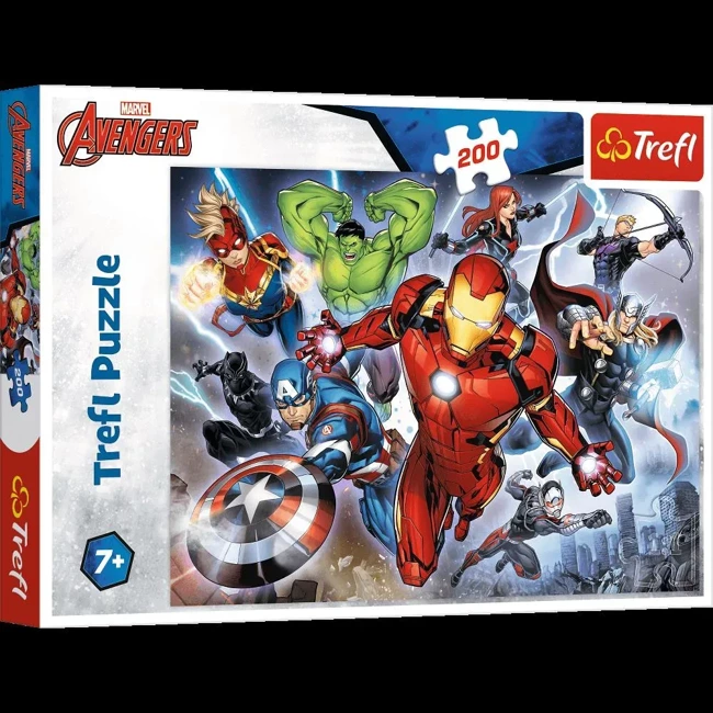 Puzzle 200 Waleczni Avengersi 13260