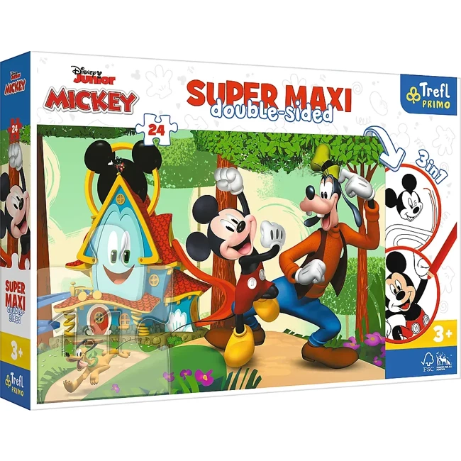 Puzzle 24 SUPER MAXI Wesoły Domek i przyjaciele 41012