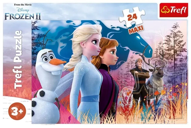 Puzzle 24 maxi Magiczna wyprawa Frozen 2 14298