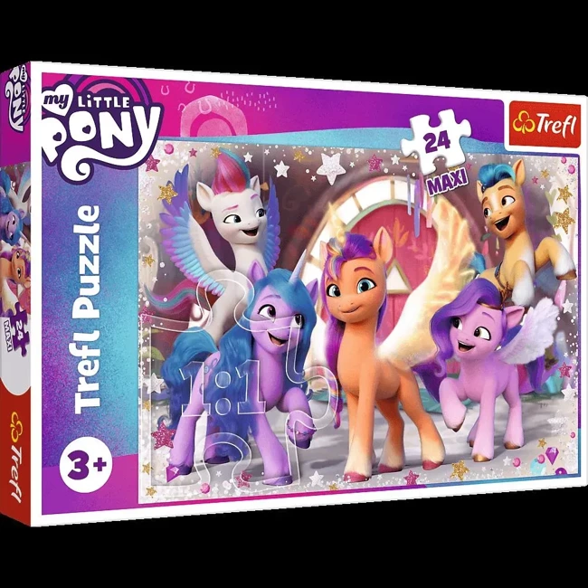 Puzzle 24 maxi Radość Kucyków Pony 14338