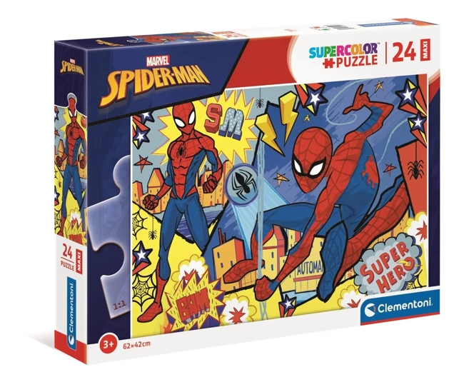 Puzzle 24 maxi Super Kolor Spider-Man