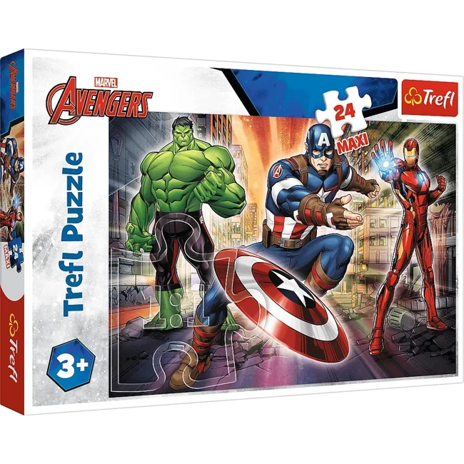 Puzzle 24 maxi W świecie Avengersów 14321