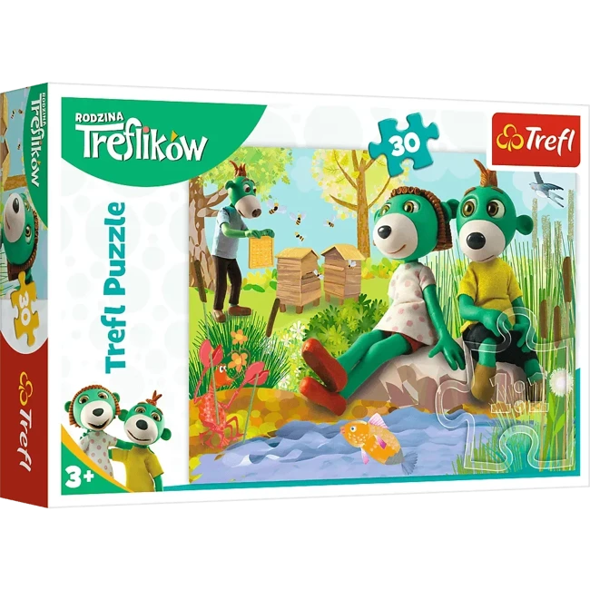 Puzzle 30 Trefliki nad stawem