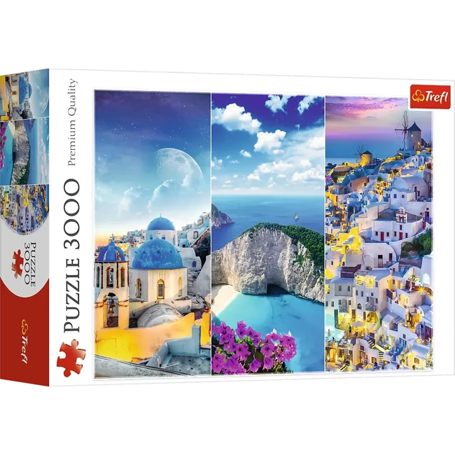 Puzzle 3000 Greckie wakacje 33073