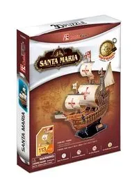 Puzzle 3D Żaglowiec Santa Maria