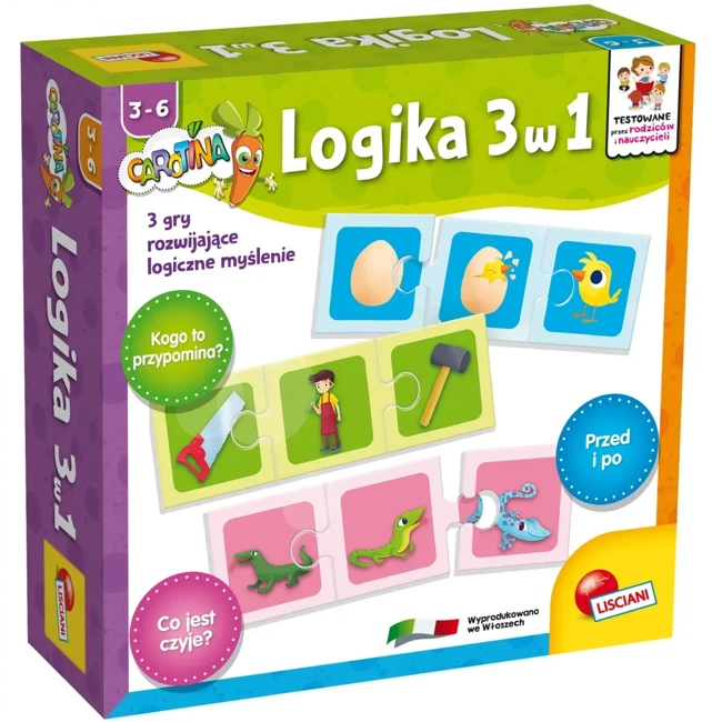 Puzzle 3w1 Logika Carotina