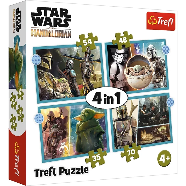 Puzzle 4w1 (35,48,54,70) Mandalorian Star Wars 34397