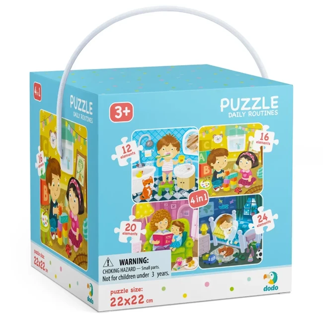 Puzzle 4w1 Mój Dzień - 24 elementy 300130