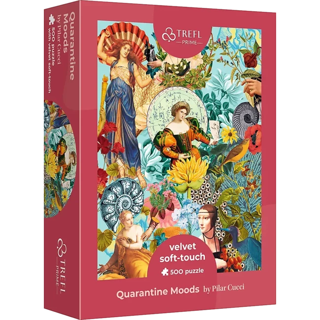 Puzzle 500 Velvet Soft Touch Quarantine Moods by Pilar Cucci