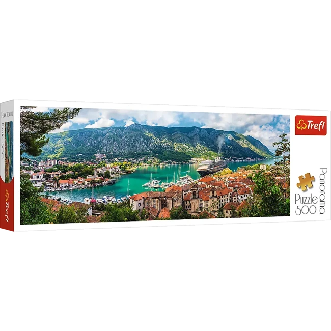 Puzzle 500 panoramiczne Kotor Czarnogóra 29506