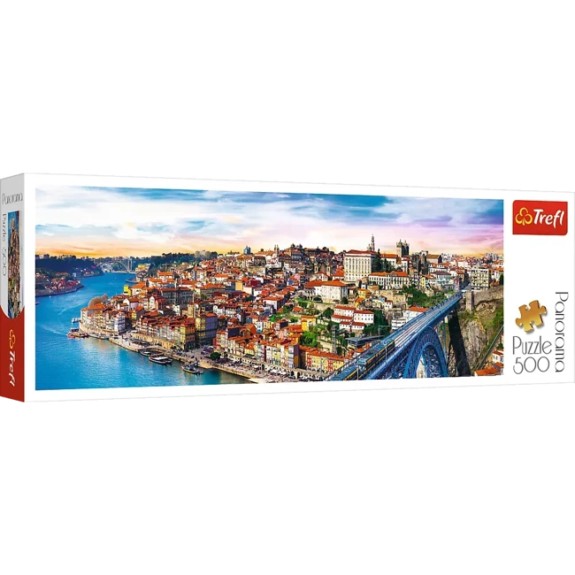 Puzzle 500 panoramiczne Porto Portugalia 29502