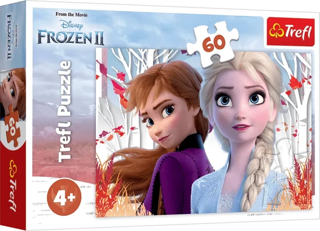 Puzzle 60 Zaczarowany świat Anny i Elsy Frozen 2 17333