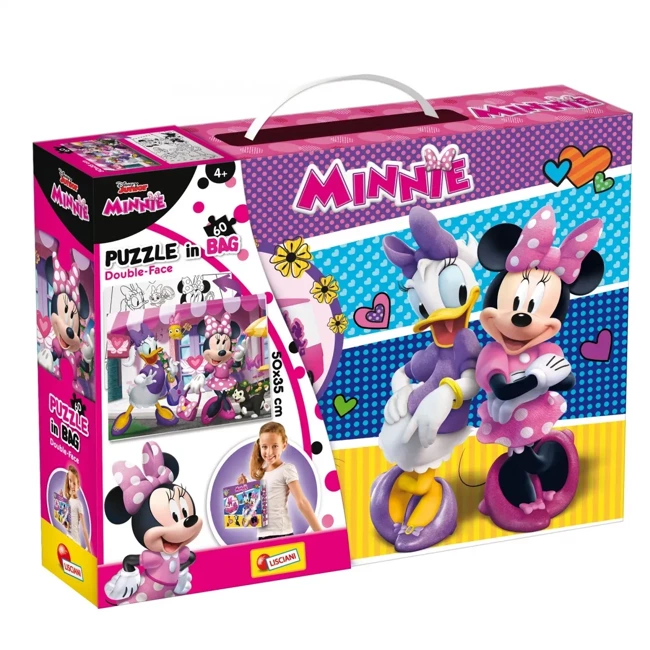 Puzzle 60 in bag double-face Minnie 304-73900