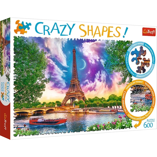 Puzzle 600 Crazy Shapes Niebo nad Paryżem 11115