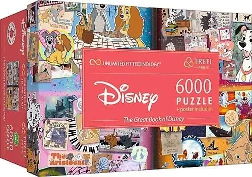 Puzzle 6000 Disney Magical Book of Fairytales