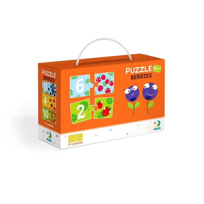 Puzzle Duo Cyferki Jagódki 300116