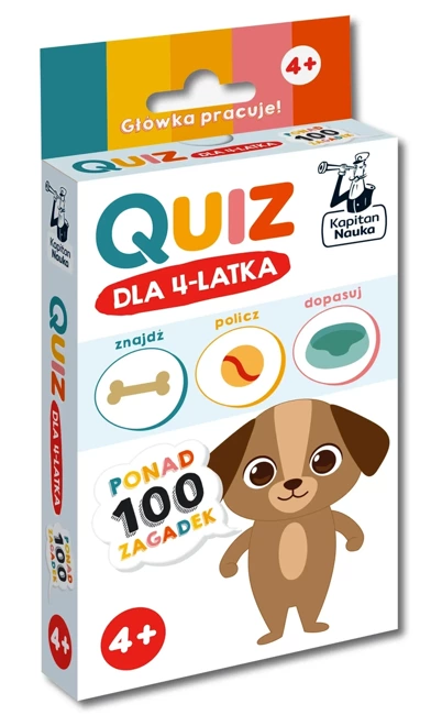 Quiz dla 4-latka. Kapitan Nauka. Quiz