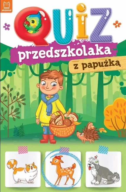 Quiz przedszkolaka z papużką