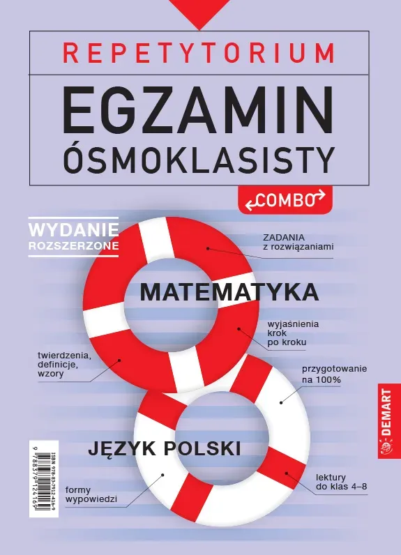 Repetytorium. Egzamin ósmoklasisty: polski i matematyka. Wersja rozszerzona