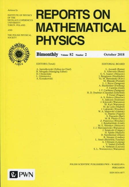 Reports On Mathematical Physics 82/2 Polska