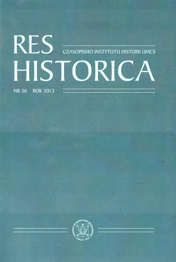 Res Historica T.36