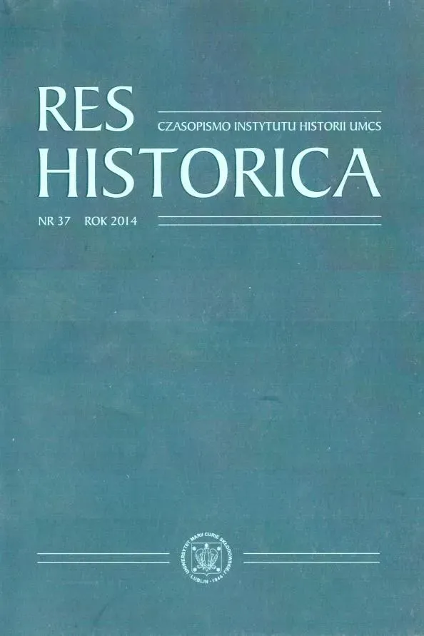 Res Historica T.37