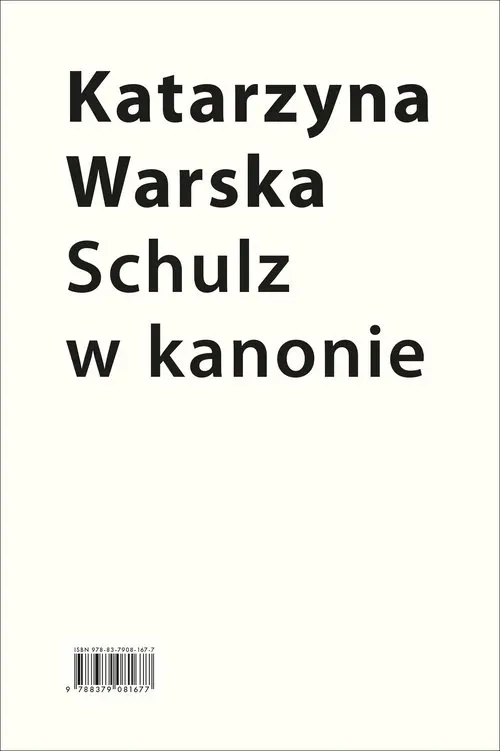 Schulz w kanonie