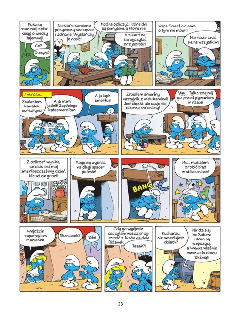 Smerfy i Złote Drzewo.Smerfy komiks