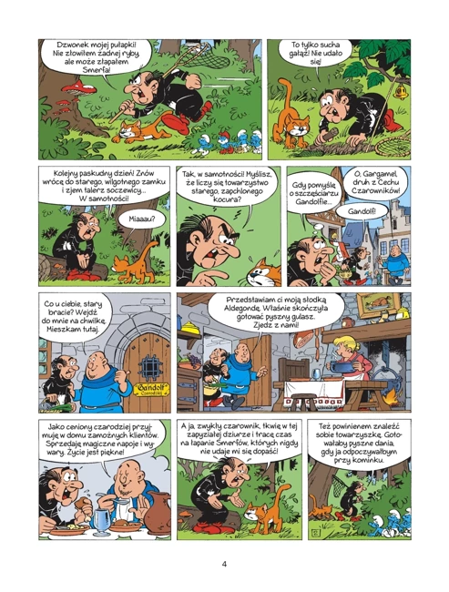 Smerfy i zakochany czarownik. Smerfy Komiks