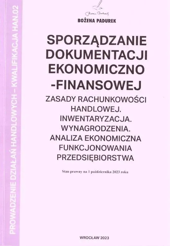 Sporządzanie dokumentacji ekonomiczno.. KW. HAN.02