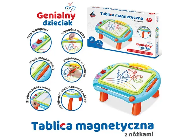 Tablica magnetyczna na nóżkach