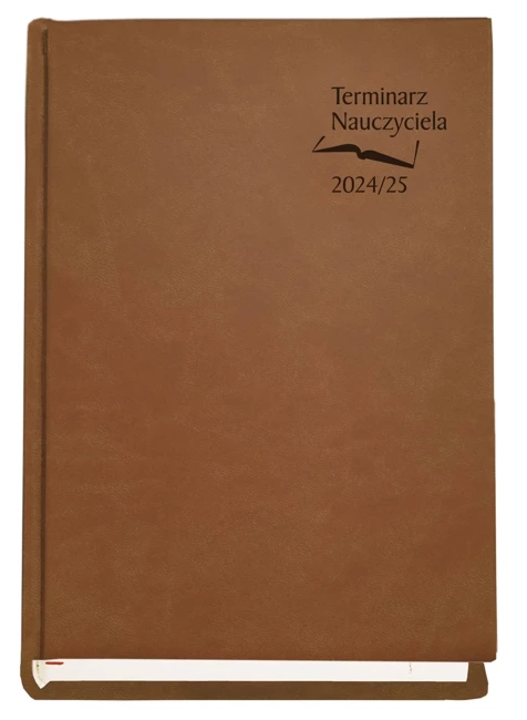 Terminarz Nauczyciela 2024/2025 MiP ciemny brąz