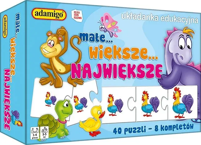 Układanka - Małe większe największe