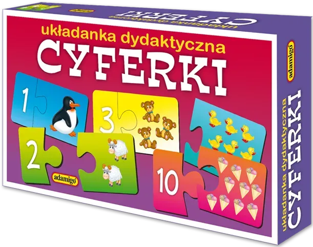 Układanka dydaktyczna - Cyferki