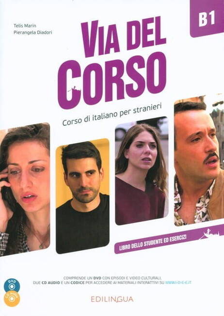 Via Del Corso B1 Libro Dello Studente Ed Esercizi + 2 Cd + Dvd