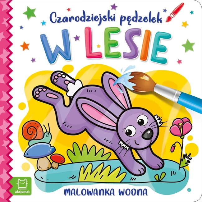 W lesie. Czarodziejski pędzelek. Malowanka wodna