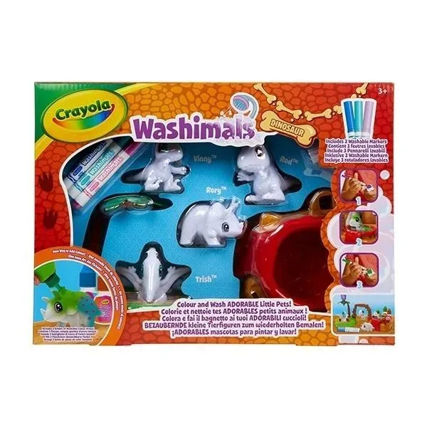 Washimals Wyspa dinozaurów CRAYOLA