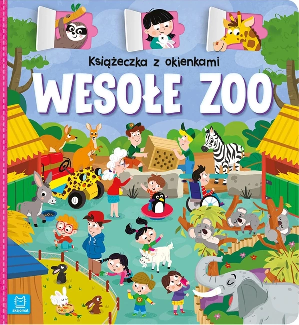 Wesołe zoo. Książeczka z okienkami