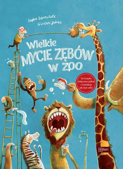 Wielkie mycie zębów w zoo