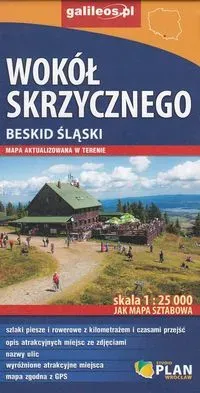 Wokół Skrzycznego Beskid Śląski mapa 1:25 000 Jak mapa sztabowa