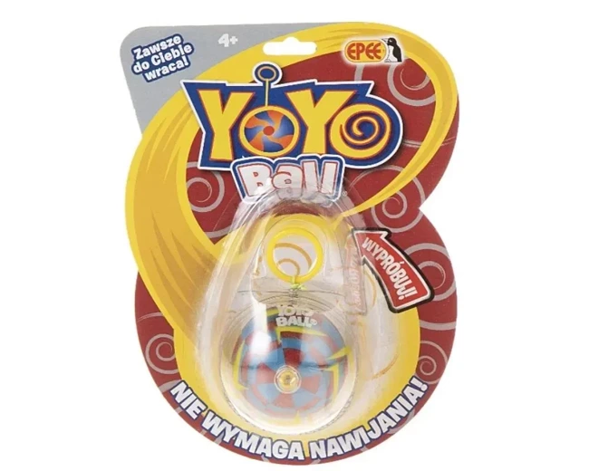 Yoyo Ball z zółtymi strzałkami